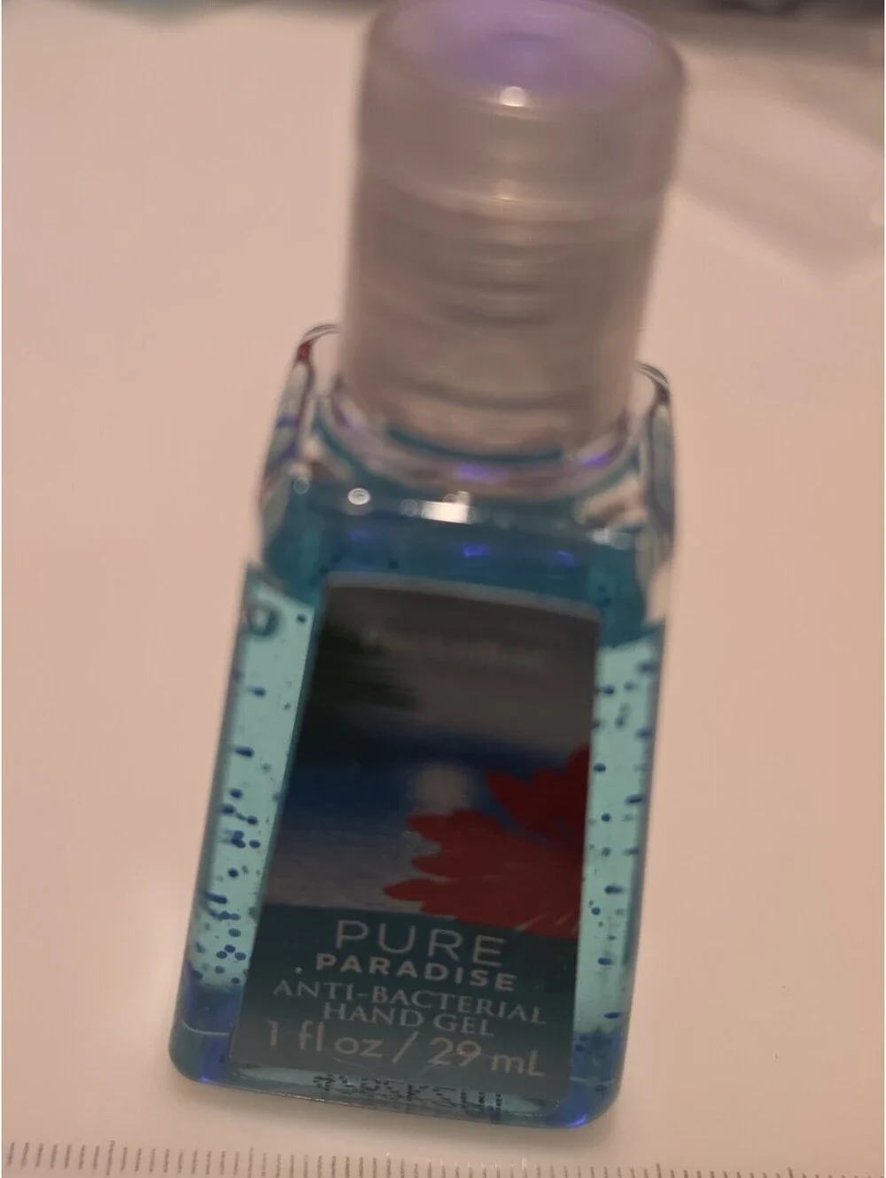 Bath & Bodyworks PURE PARADISE Pocketbac Antibacterial Hand Sanitizer Gel 1 Oz